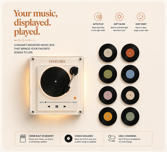 VinylTrix™ Music Box